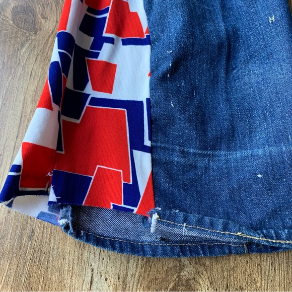 Vintage Wrangler Blue Bell Jeans Embroidered Flare XS 24x29 - Picture 12 of 16